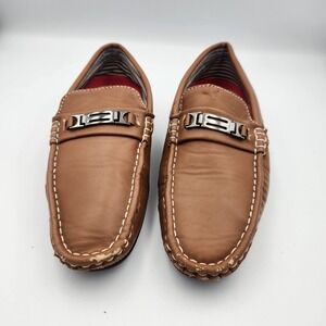 Steve Harvey Celebrity Edition Boys Fashion‎ Buckle Drivers Brown Size 6 US